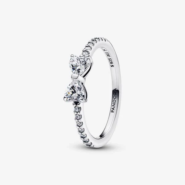 Pandora Sparkling Bow Ring