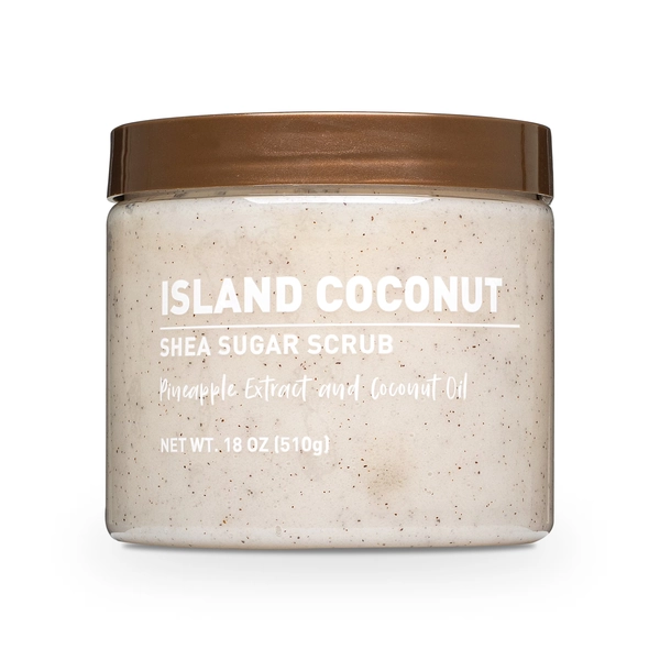 Equate Shea Sugar Scrub, Island Coconut Scent, 18 oz