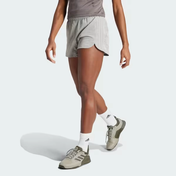 Pacer Training 3-Stripes Woven High-Rise Shorts