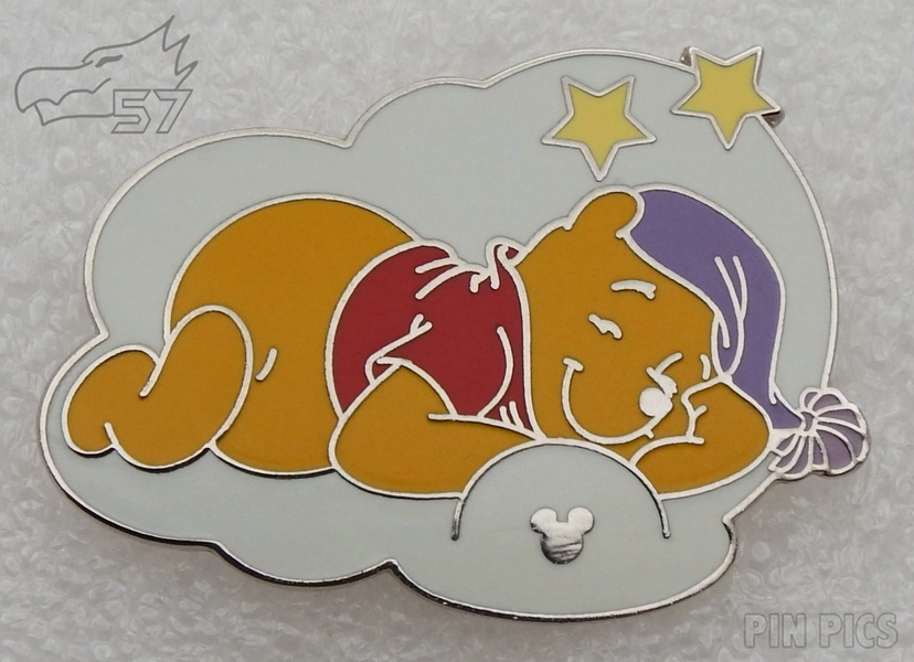 WDW - Winnie the Pooh - Cloud Nap - Cast Lanyard Series 3 - 2005 - Set 12