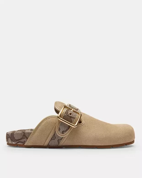 Oat Archival Buckle Clog