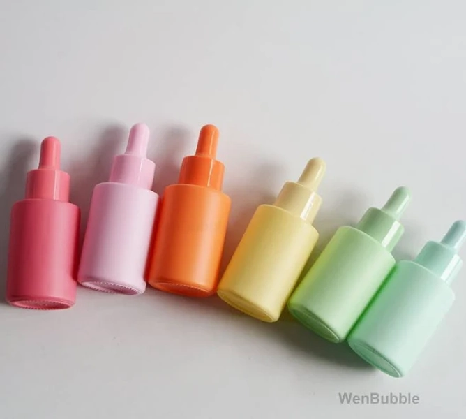 1/1000pcs 30ml 1oz Matte Glass Essential Oil Dropper Bottles