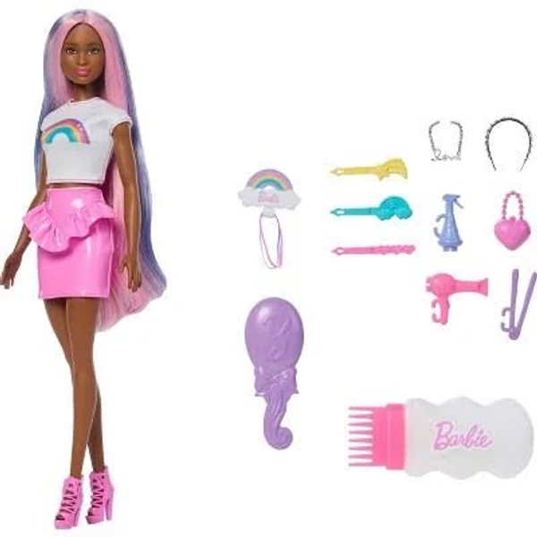 Barbie Rainbow Sparkle Hair Fashion Doll