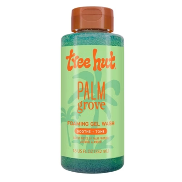 Tree Hut Foaming Gel Body Wash - Palm Grove - 18 fl oz: Paraben-Free, Sulfate-Free, Vegan, Whole Body