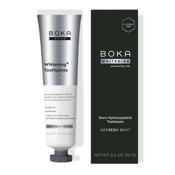Boka Whitening- Fluoride Free- Nano Hydroxyapatite Toothpaste - 3.4oz