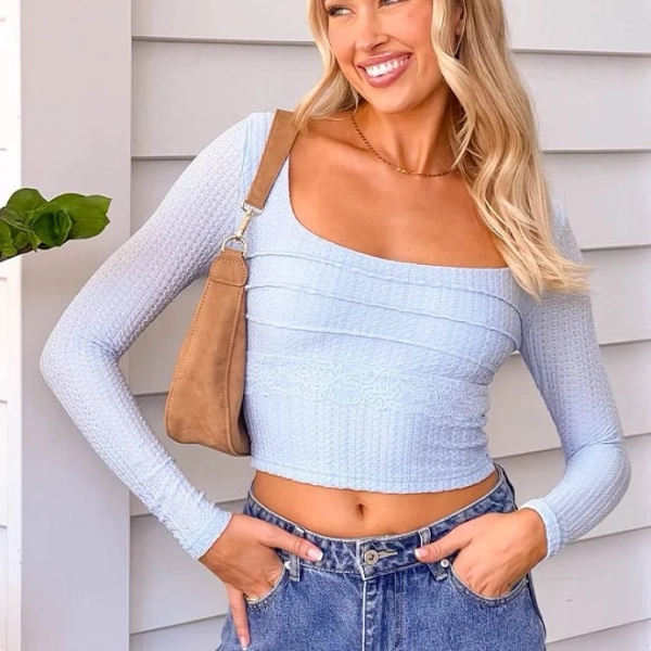 Beginning Boutique Exclusive Vida Long Sleeve Top