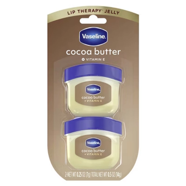 Vaseline Lip Therapy Cocoa Butter Twin Pack - 2ct/0.5oz