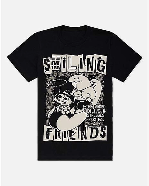 Smiling Friends Charlie and Pim Punk T Shirt