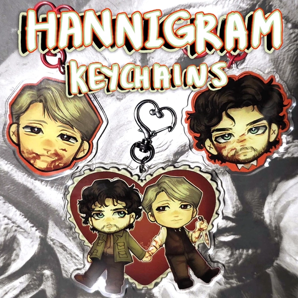 PRE-ORDER | NBC Hannigram Keychains