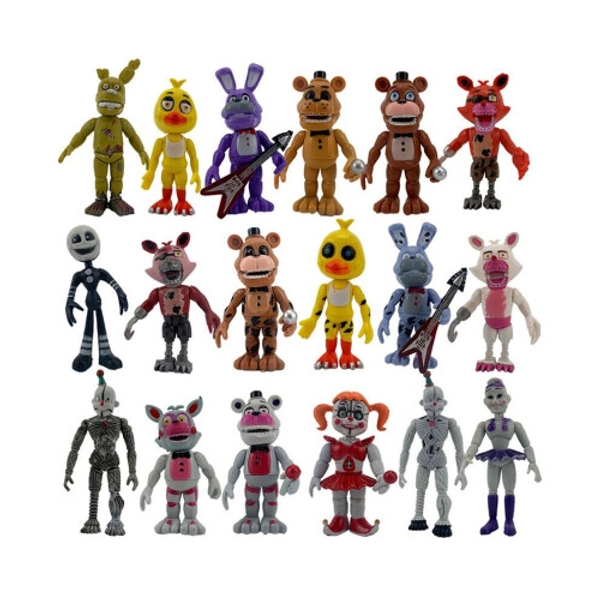 18PCS FNAF Five Nights At Freddy's Action Figures Game Toys Fans Collection