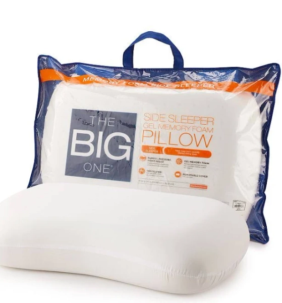 The Big One Gel Memory Foam Side Sleeper Pillow