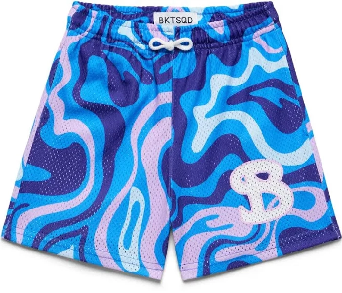 Bucketsquad Tidal Atlantic Shorts - Youth, Medium, Blue
