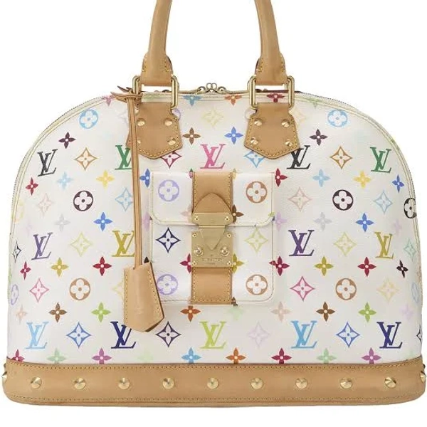 Louis Vuitton Takashi Murakami Monogram Multicolore Alma Handbag