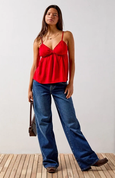 Emma Trim Babydoll Top