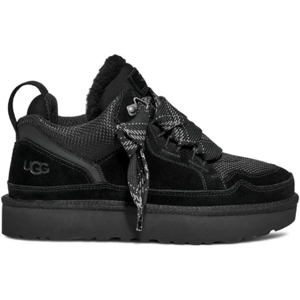 UGG Women's Lowmel Black Suede 10 / Black