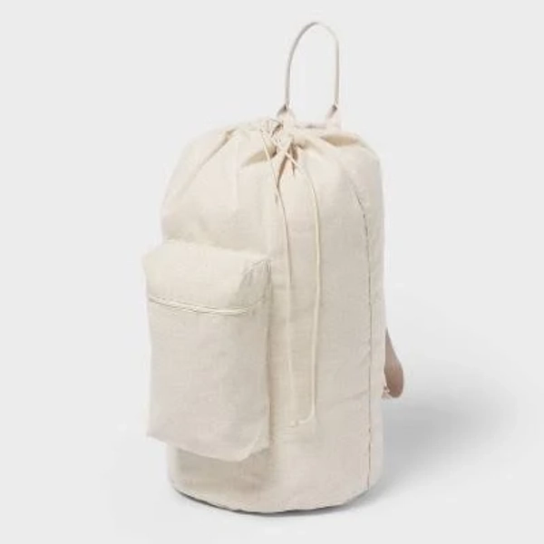 Brightroom Canvas Backpack Laundry Bag