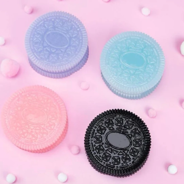 2025 Super Sticky Cookie Squishies Taba taba Squishy Desktop Reliever Gadgets Stress Relief Toys Squezze toys Unique Gift for Kids and Adults taba