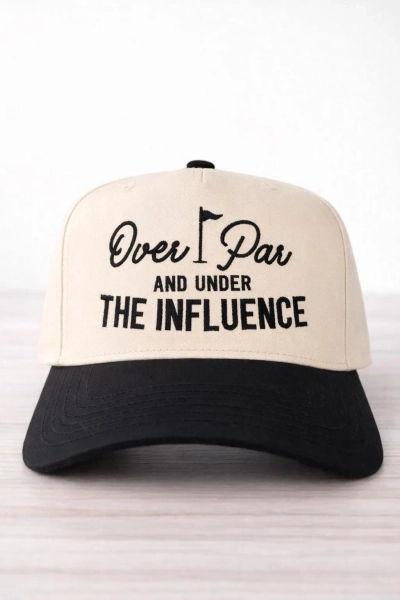 Embroidered Golf Trucker Cap | Over Par Under Influence Design
