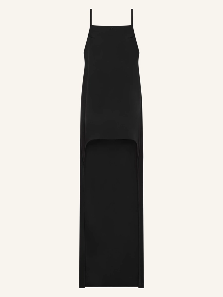 ROBE LONGUE DOS NU EN SATIN
