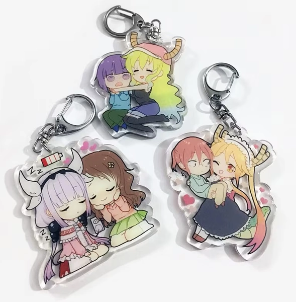 Dragon Maid charm keychains - Kanna Riko Shouta Lucoa Kobayashi Tohru