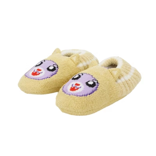 Lanky Box Foxy Youth Brown Slipper Socks  S/M