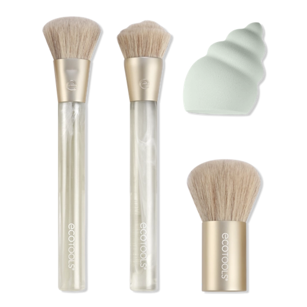 Sea Gems Face Makeup Brush & Sponge Set