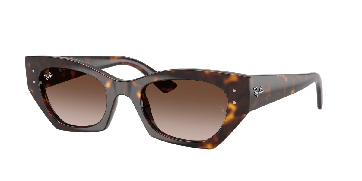 RAY-BAN RB4430 Zena Bio-Based Havana - Sunglasses, Gradient Brown Lens
