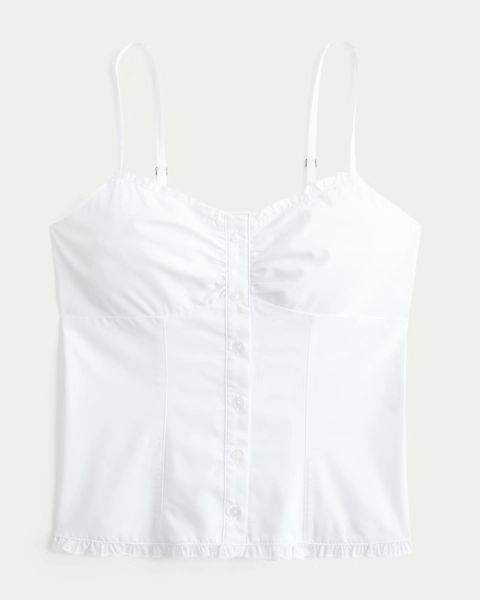 Button Front Tank