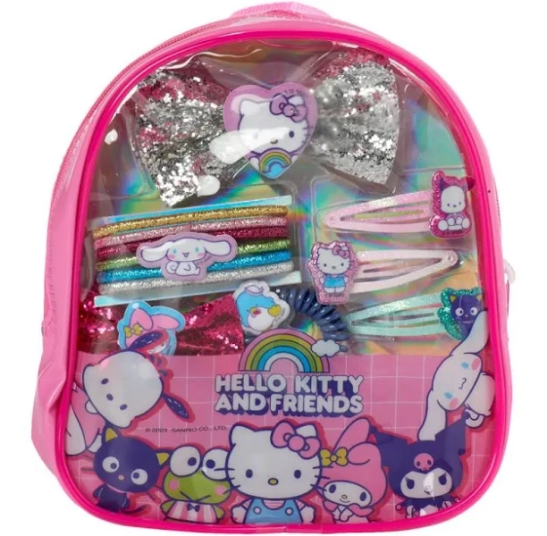 Hello Kitty and Friends Backpack Hair Accessories Set