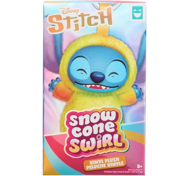 Happy Haul Disney Stitch Snow Cone Swirl Vinyl Plush Toy