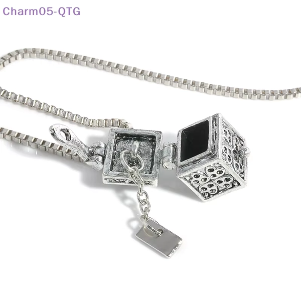 NEW Silver Mini Keepsake Metal Urn Cremation Pendant Jewelry Necklace Ash Holder