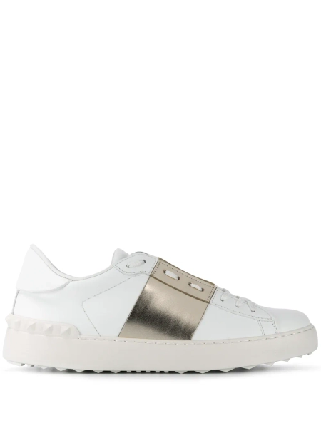 Valentino Garavani Open low-top Leather Sneakers | White | FARFETCH