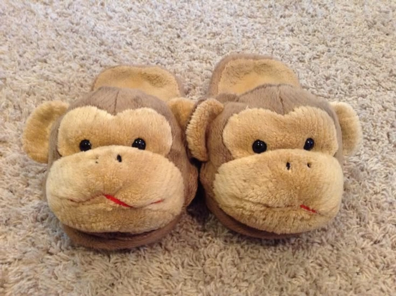Monkey slippers!!!!!!! | Cute shoes, Cute, Swag shoes
