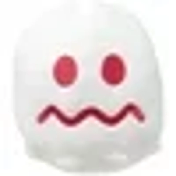 Pac-Man Classic Turn-to-White 7" Plush Ghost Toynk