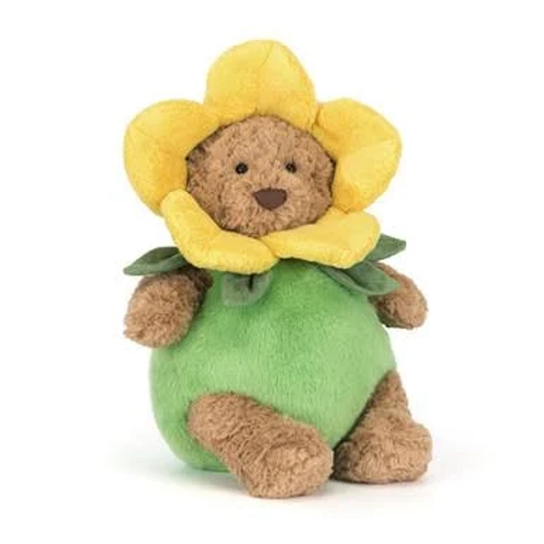 Official Jellycat Bartholomew Bear Daffodil Outfit