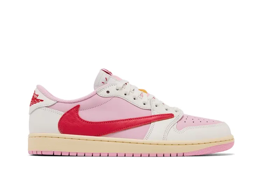 Buy Travis Scott x Air Jordan 1 Retro Low OG 'Sail Tropical Pink' - IQ7604 101 | GOAT