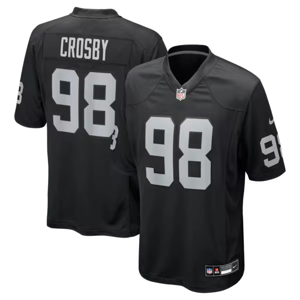 Maxx Crosby Las Vegas Raiders Nike Game Jersey - Black