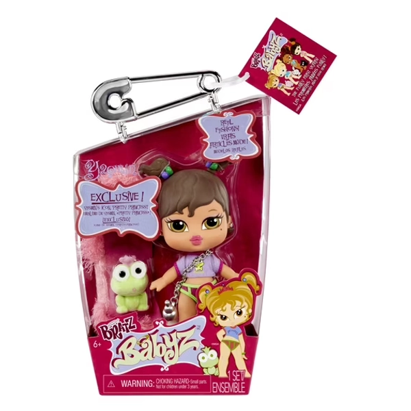 Bratz Babyz Yasmin Collectible Fashion Doll with Real Fashions and Pet