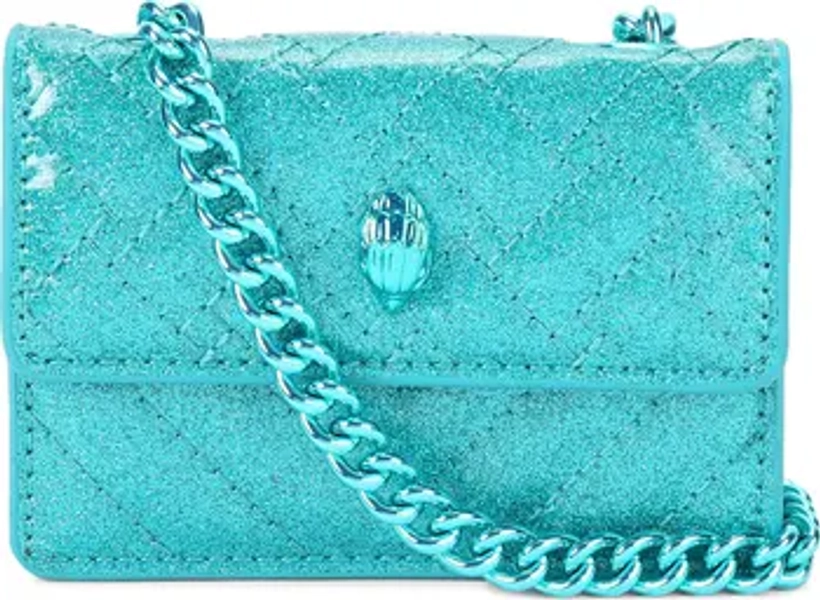 Micro Kensington Drench Convertible Leather Shoulder Bag