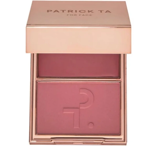 P4trick Ta.- Major Headlines Double-Take Cr me & Powder Blush Duo - color She Goes To The