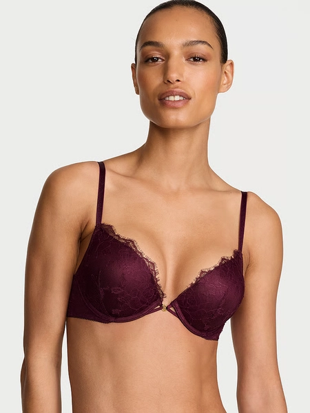 Bombshell Add-2-Cups Rose Lace Push-Up Bra