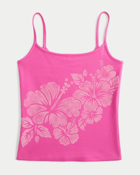 Hollister Callie Reversible Floral Graphic Cami