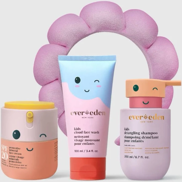 Evereden Kids Healthy Habits Starter Set Non-Toxic Kids Face Wash