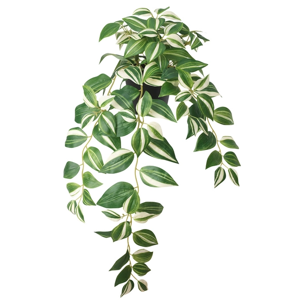 FEJKA Plante artificielle en pot - intérieur/extérieur/tradescantia zebrina 12 cm (4 ¾ ")