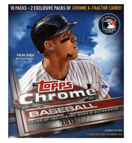 2017 Topps Chrome Baseball Mega Box
