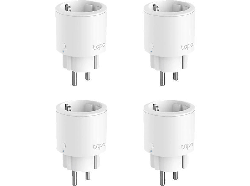 TAPO Energieverbrauchsanzeige (4er Pack) Smarte Mini WLAN Steckdose