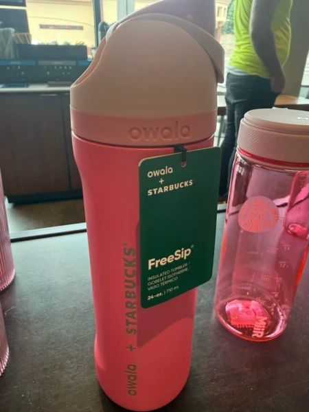 Pink Starbucks Owala