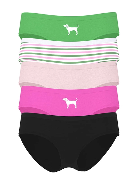 Green/Grey/Pink/Black 5 Pack Knickers