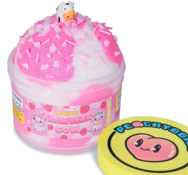 Peachybbies Strawberry Cow Cloud Slime