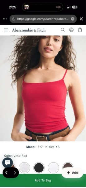 Bra-Free 90s Cami